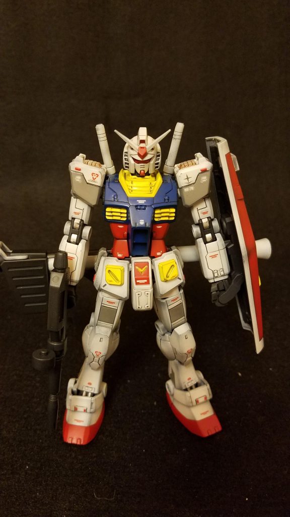 フロントショット
今回はミキシングをせずにキットの持ち味を活かして製作しました。