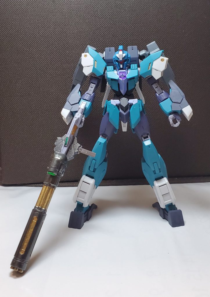 正面から。
ほぼヴィーナスアーマーです。
全体的につや消しにしました。