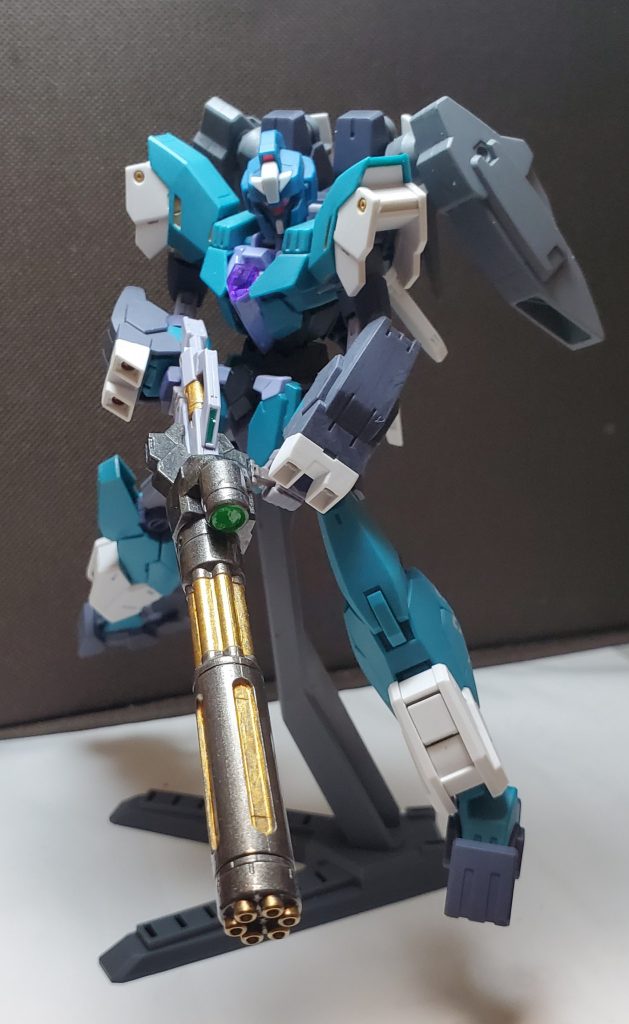 Re:RIZEL!
リライゼルモードは支援機に装備されたアーマーとドッキングした形態である。
ビームガトリングを主体とした射撃機体になる。
そよ風の妖精の名の通り、軽やかに舞い、乱れ撃つ。