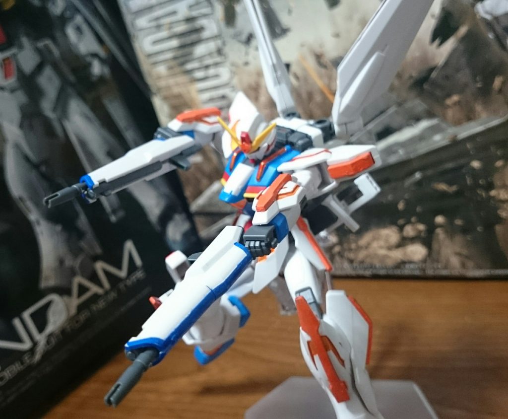 ・シールドバスターライフル
GXからもうひとつ持ってきて2丁拳銃っス!
ブラックだったラインをブルーに変更してるっス