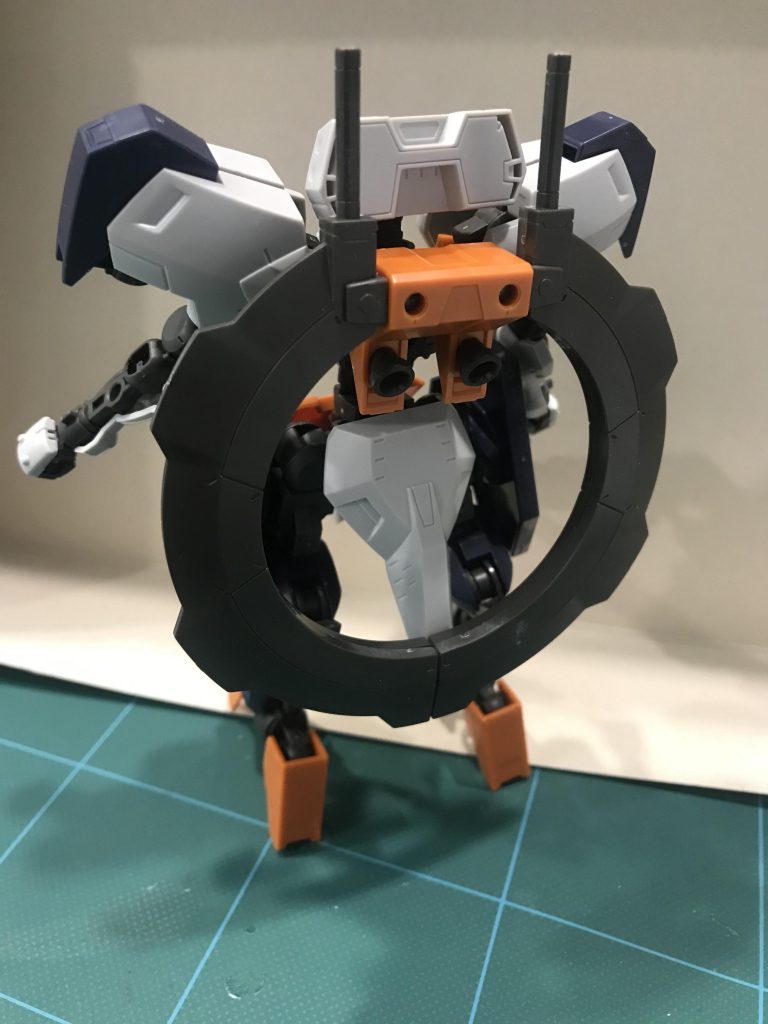 素組み状態2(バックショット)