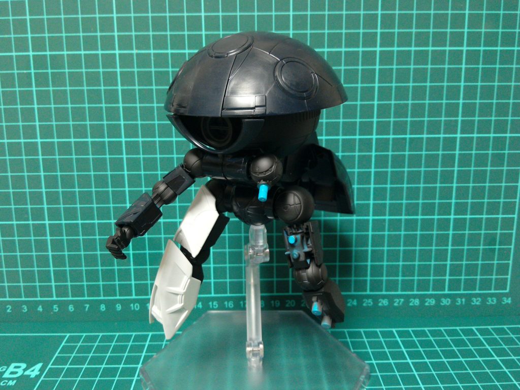 フレームまで塗装したところ
想定以上に黒かったのでかなりきつめにドライブラシしてます