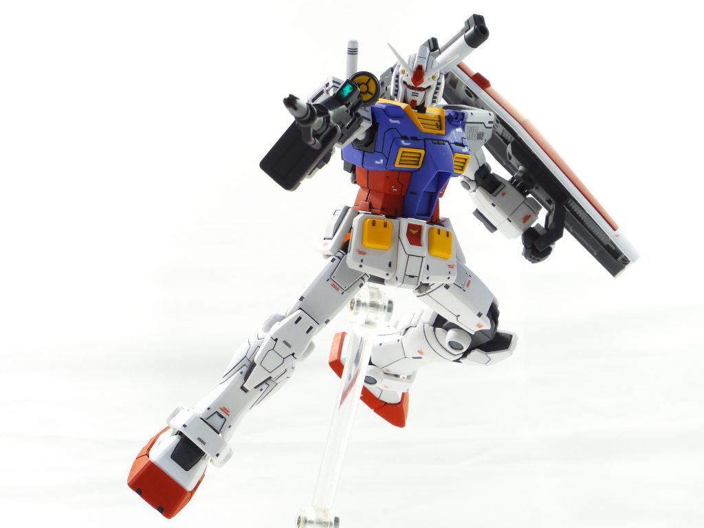 HG ガンダム オリジン版＋Gファイター–2枚目/制作者：gunplacraft