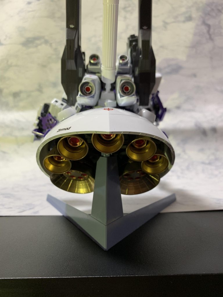 バーニア内部はシールで色分け