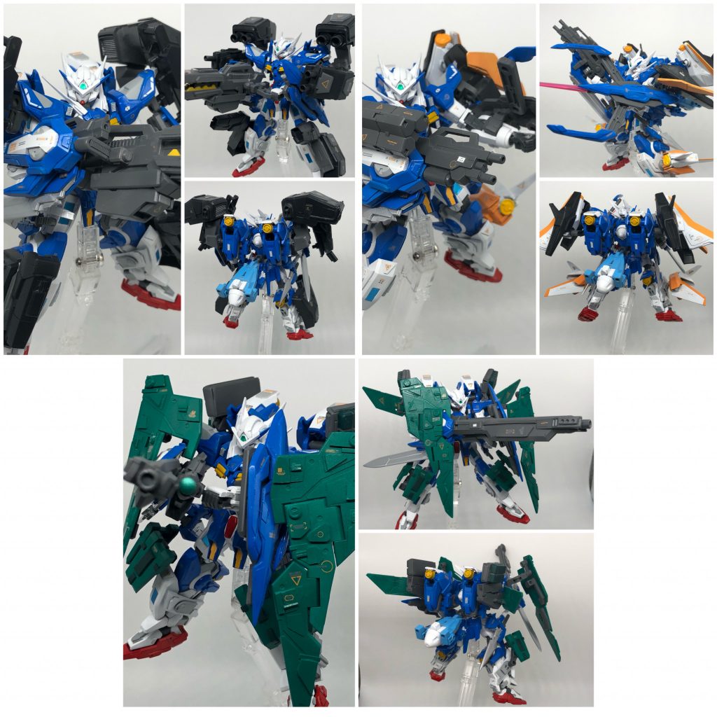 バックやアクションを含めた画像です!!
ここからは先はX-3ね紹介になります!ライザーは上のバーニア2つに格納されます(≧▽≦)ゞ