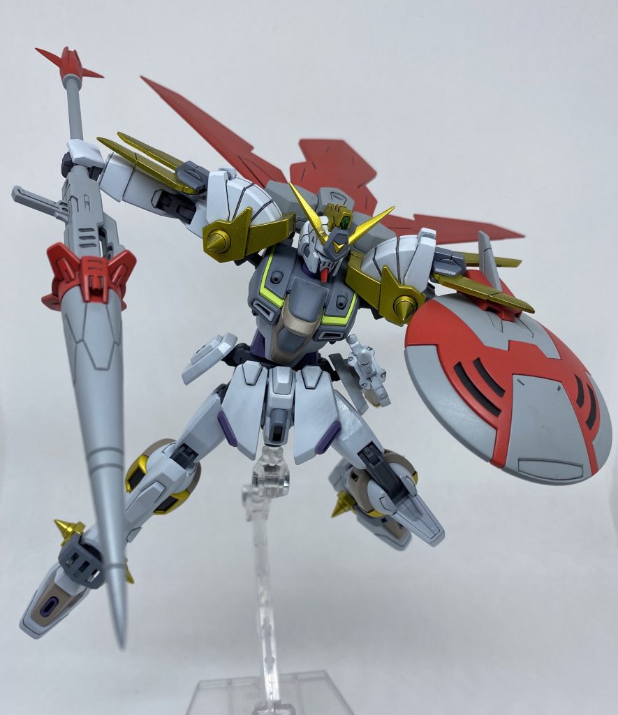 ランスの先端もシャープ化したんで一気に強そうになりました(^^)