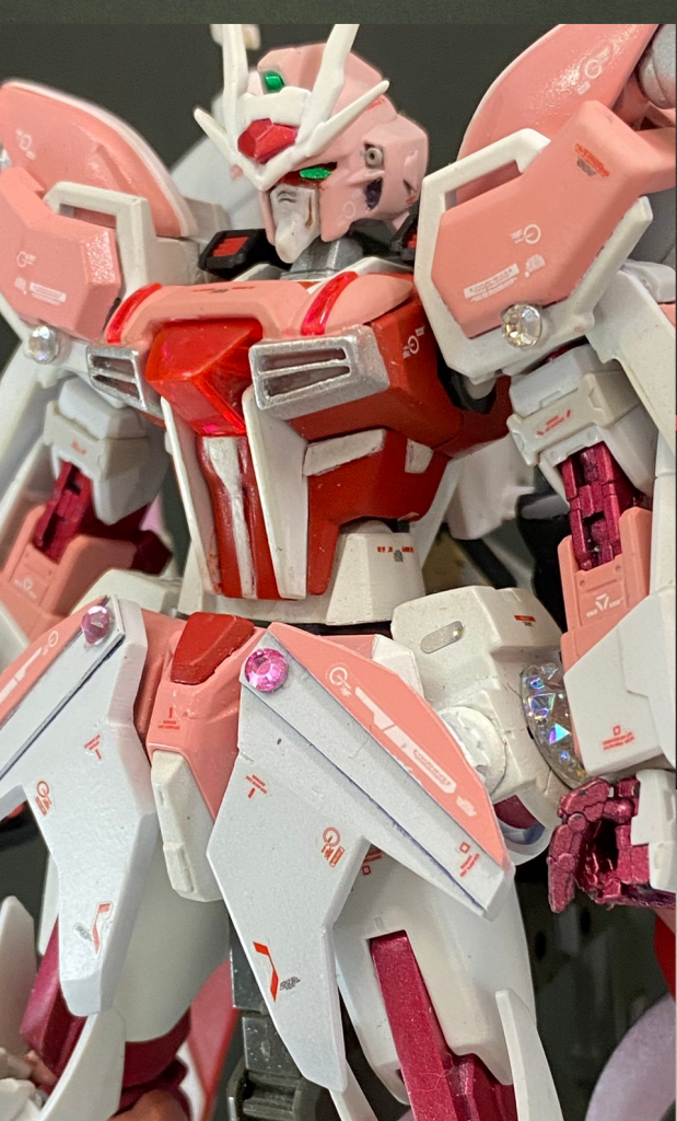 最後に貼る過程がなかったのでアップでも良く動かすので部分的に擦れてしまってる部分もありますがこれはこれでありかなと思います。