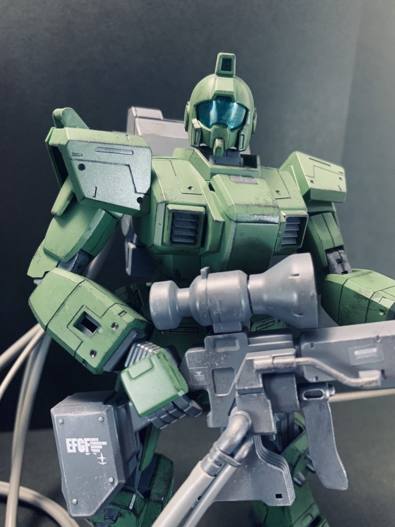 バストショット
原作よりの塗装もいいけど、やっぱりオリジナル塗装の方が楽しいかな？
次回製作品はオリジナル塗装でいこうと思います