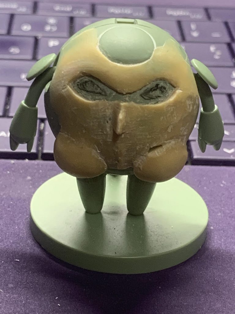 瞳入れてバランス見たり