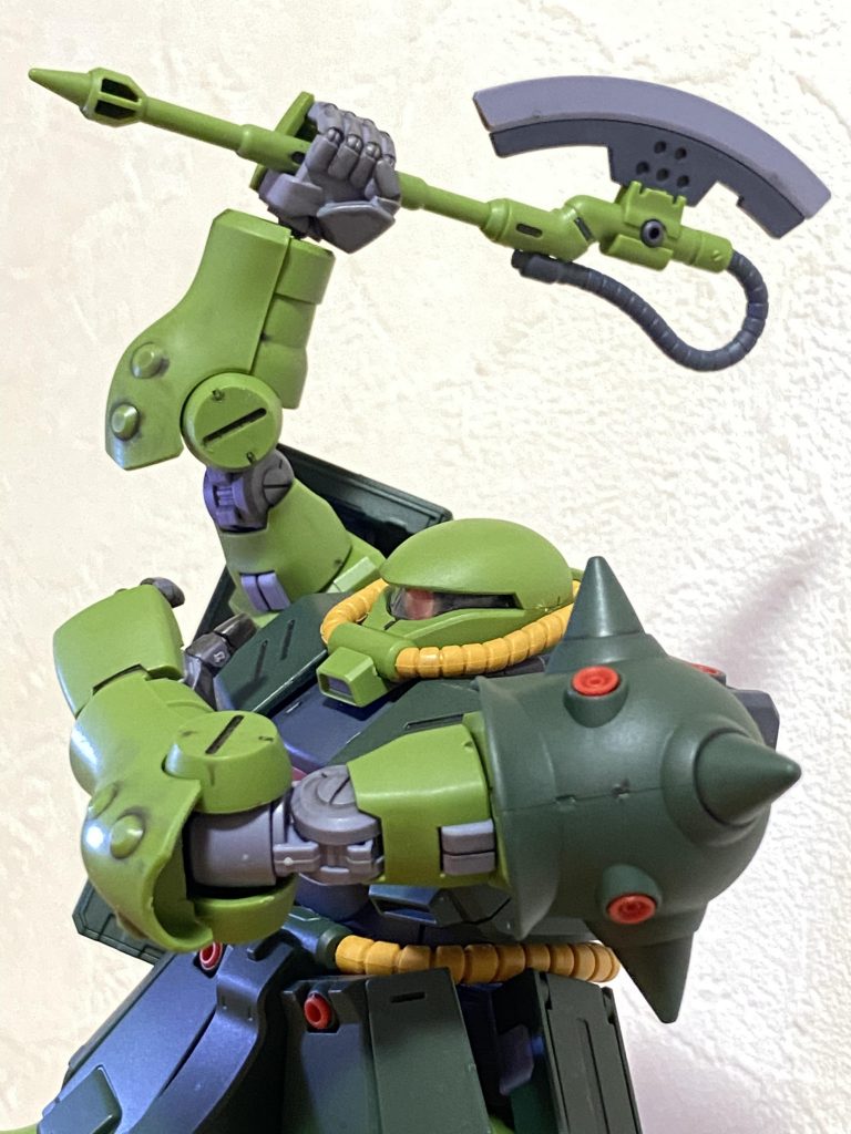 ヒートホーク
軽く汚しをしました。