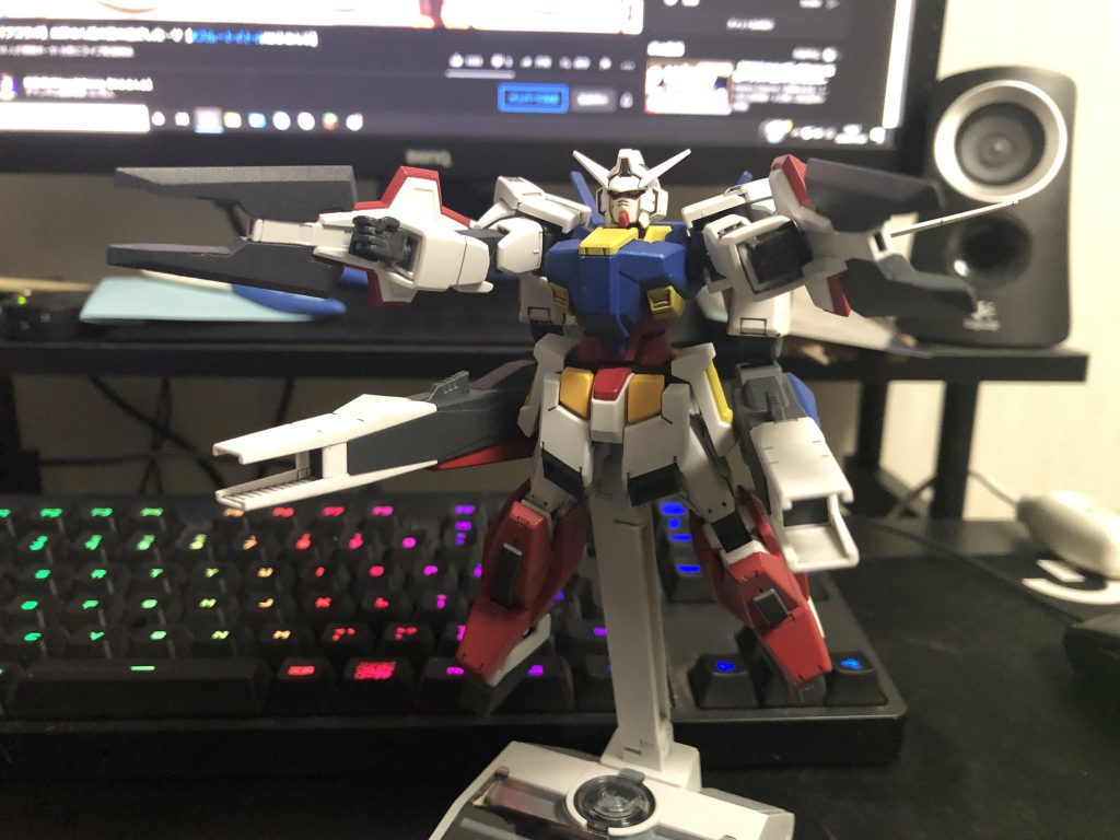 ガンダムAGE-1フルグランサ(パーフェクトガンダムカラー)–2枚目/制作者：@hikorin_0723