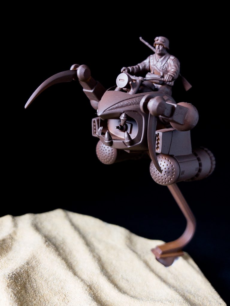 サフ吹き。
銅像みたいでこれもアリ