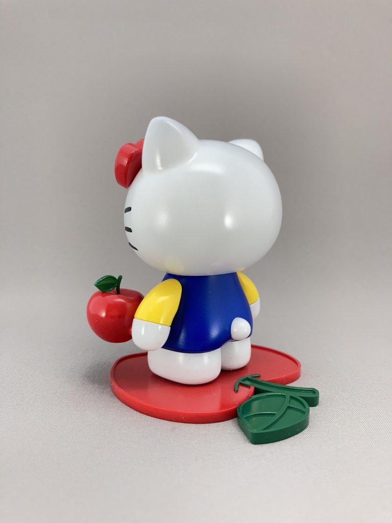 後ろから。
台座も色分けしました。