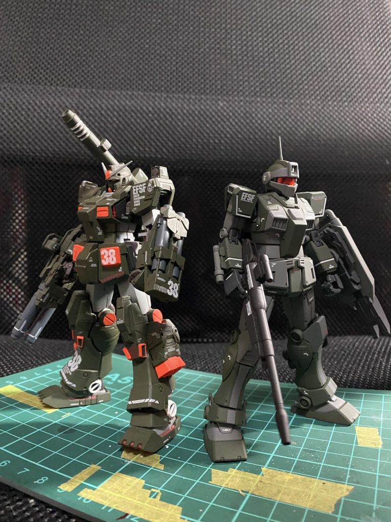 フルアーマーガンダムとの並び( ^ω^ )