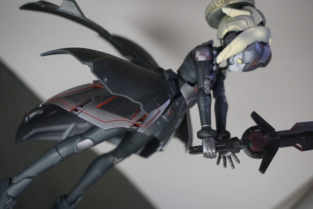 能力解放時は装甲が開きます。