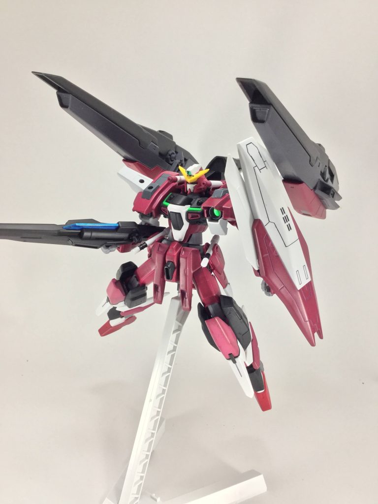 GNキャノン
ミーティアの主砲より火力は落ちるが使い回しが良く機体の機動力を落とさずに済む