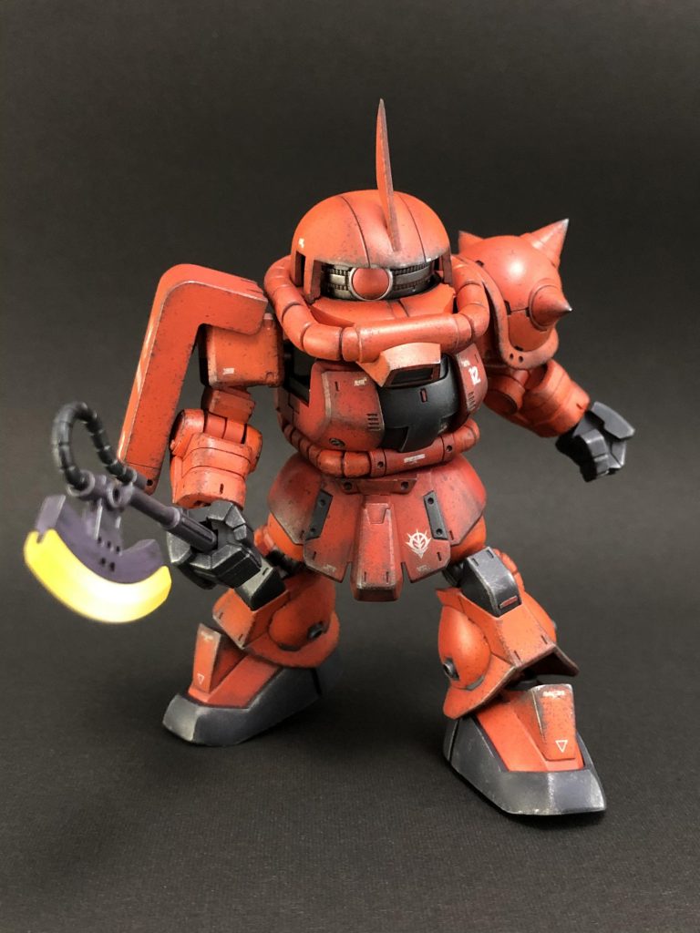 ヒートホーク。
刃の部分に気持ちグラデ入れました。