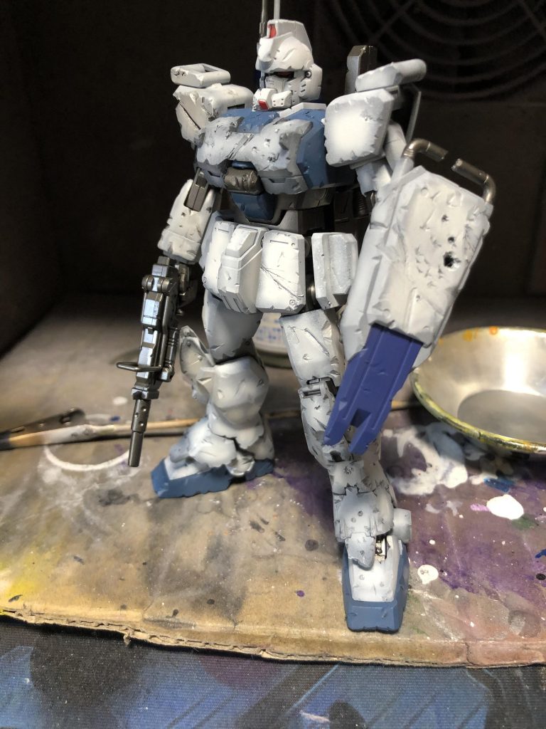 これが塗装したての時ですね。
今回はグラデーションっぽく塗装してます。
これも初の試みだったのですが中々上手くないですかね？