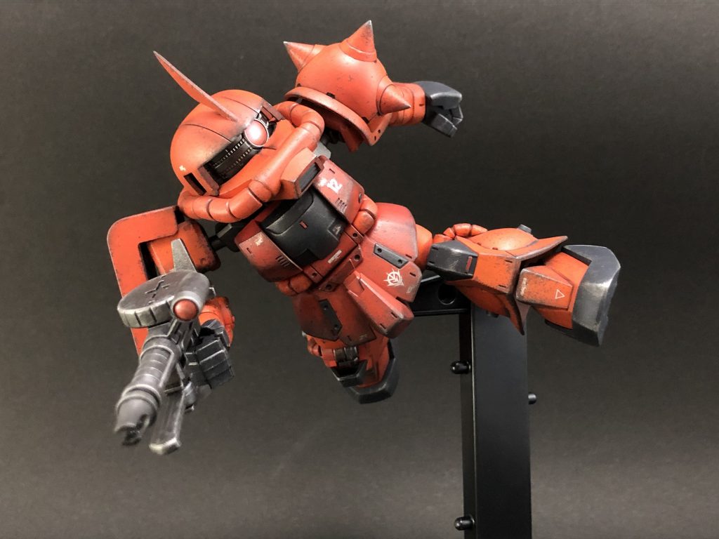 シャアキック
ガンダムが欲しくなりますね。