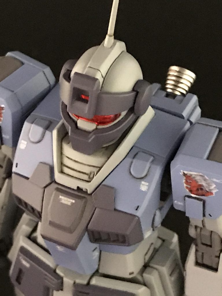 悩んだ挙句、トップコートは半光沢。マーキングをあまり馴染ませられなかったです。大人しくツヤ消しで仕上げておけば良かったのだろうか。