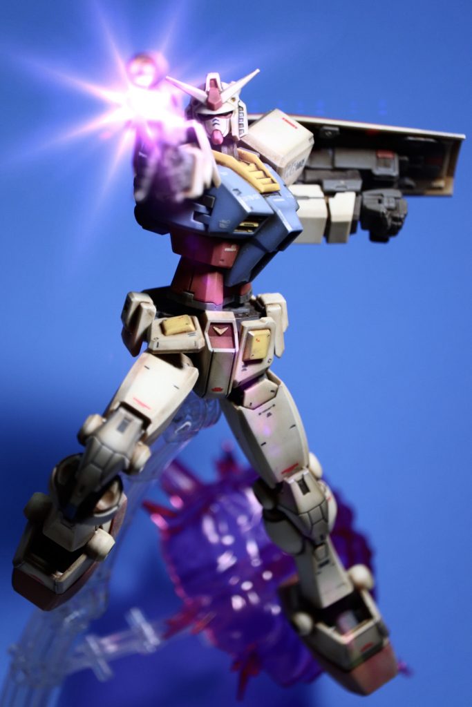 基本キット素組です。つるんとしたキットなので印影を多めに