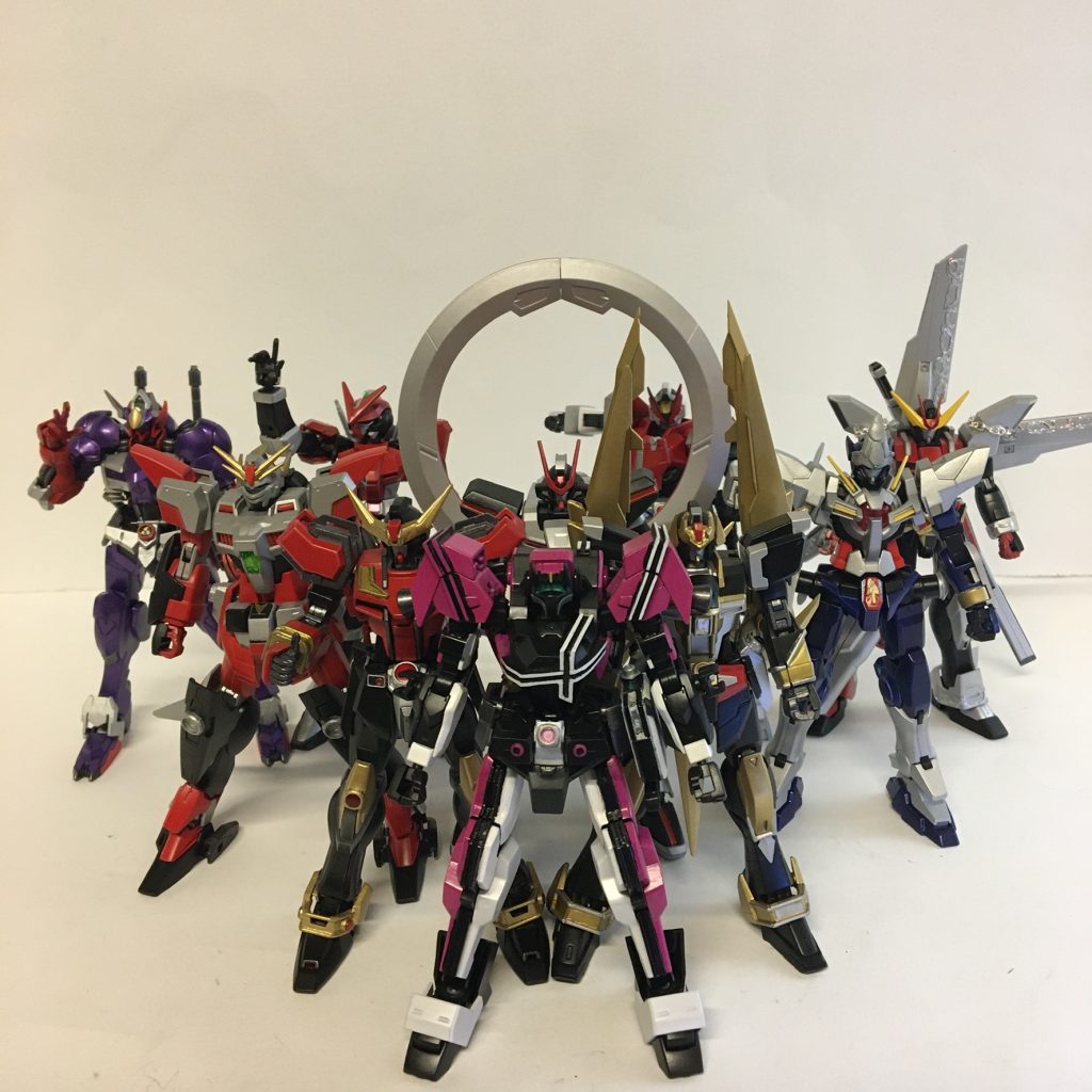 最後に平成ライダーの集合写真です✨10体のライダーが集まり、