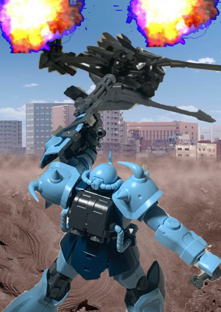 グラハム「フラッグ隊があっという間に…こいつは撃墜王(エース)だ!!私が相手をする!」ノリス「変形しただと?!なんだあの動きは!」
グラハム「人呼んでグラハム・スペシャル!」ノリス「驚異的だな…だが負けん!」塗装前にブンドドもしましたwあの時代で戦っていたノリスさん的には変形MSなんてバケモノだと思いますけど良い勝負しそうです