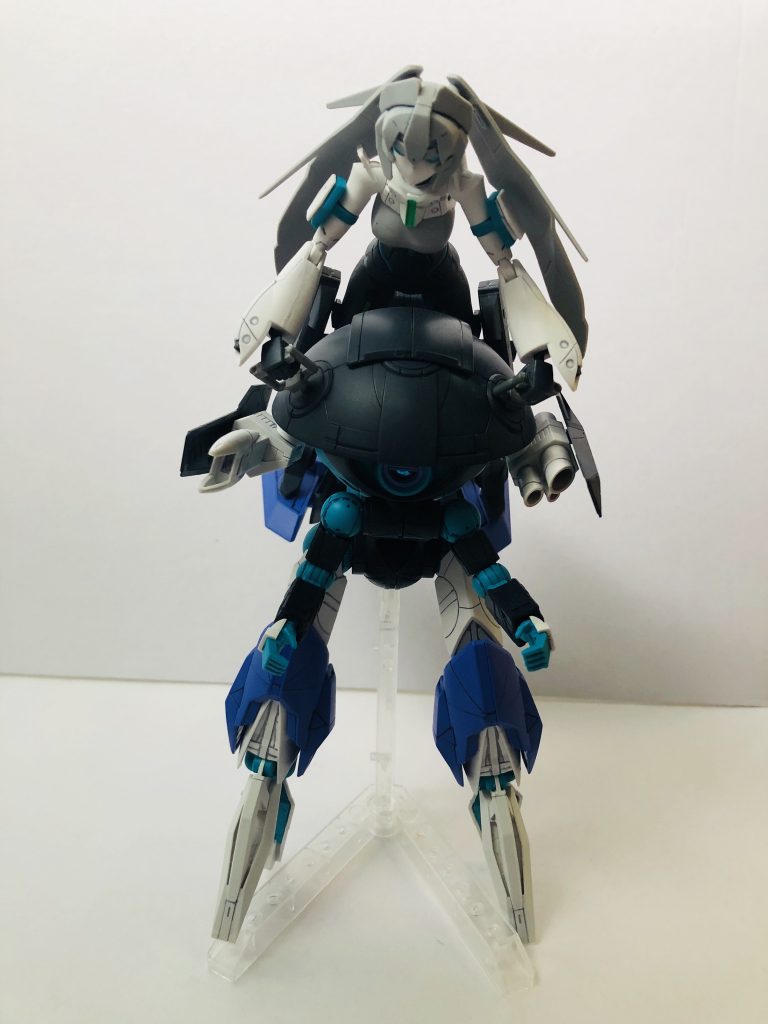 ウォドムポッド出るって知った時から作りたいと思っていたので満足です。
ウォドムポッドはスミ入れとつや消し、メイは緑だけ足してつや消し吹いただけです。