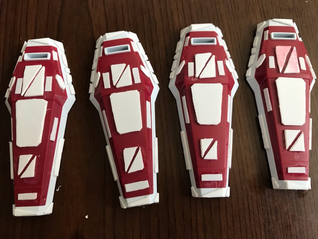 今回はプラ板によるディテールアップに挑戦してみました。筋彫りもやってみたかったのですが、専用のツールもなかったため断念しました…いつか挑戦してみたい…！