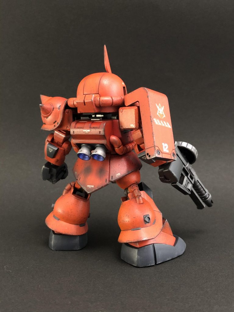 背面1
バックパックは元のバーニアを切り取ってジャンクパーツを追加してます。