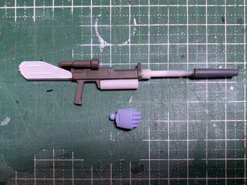 ライフルはガルバルディβのものを核にセミスクラッチ