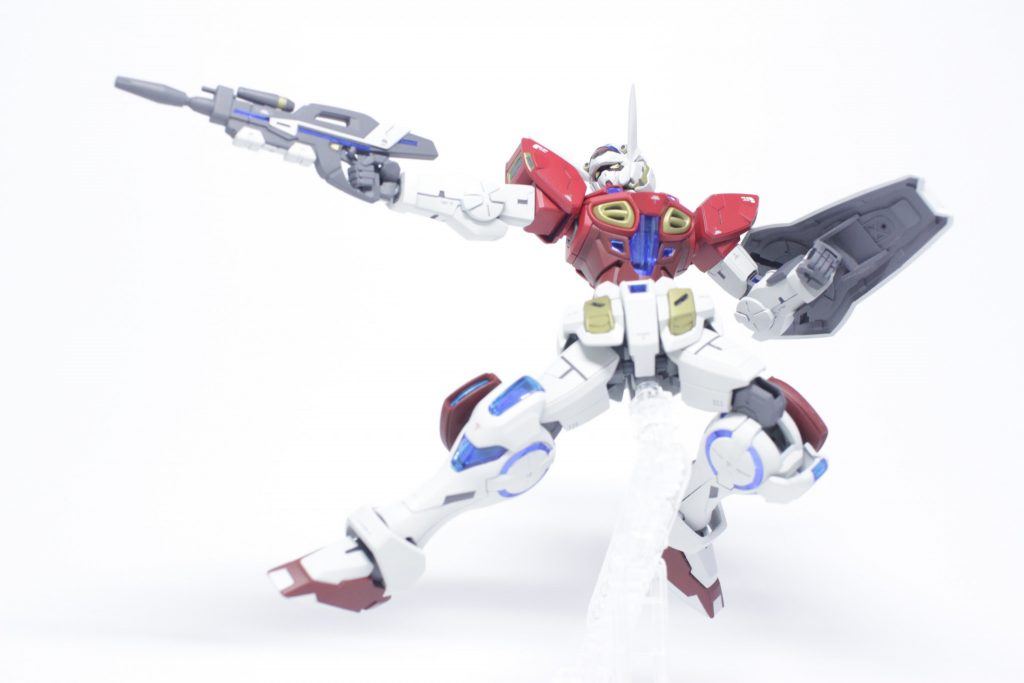 Gセルフ本体は企画のレギュレーションに則って、頭の形状変更と各部可動範囲の向上工作は行っています