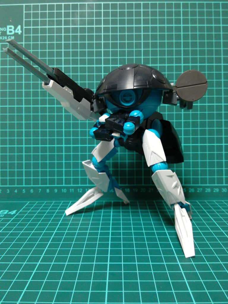 塗装前
武装以外はほぼ無改造です