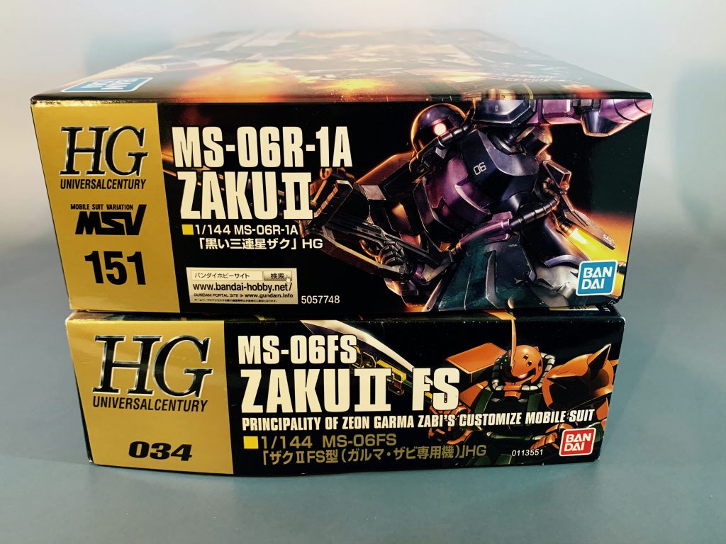 この二つのHGでニコイチしました。