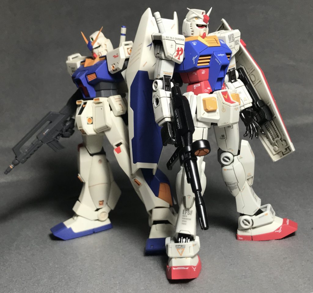 進化の系譜
かなり昔に製作したアレックスともツーショットで。
アレックスはかなり粗い作りなので、後方で…いつかリベンジしたいです。
以上です。
ご覧いただきありがとうございました。
評価やコメントなど頂けると泣いて喜びますので、よろしくお願いします。