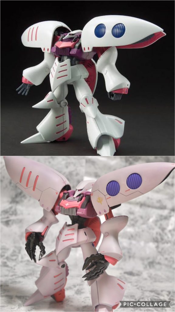 公式のキット作例と比較してこんな感じになりました