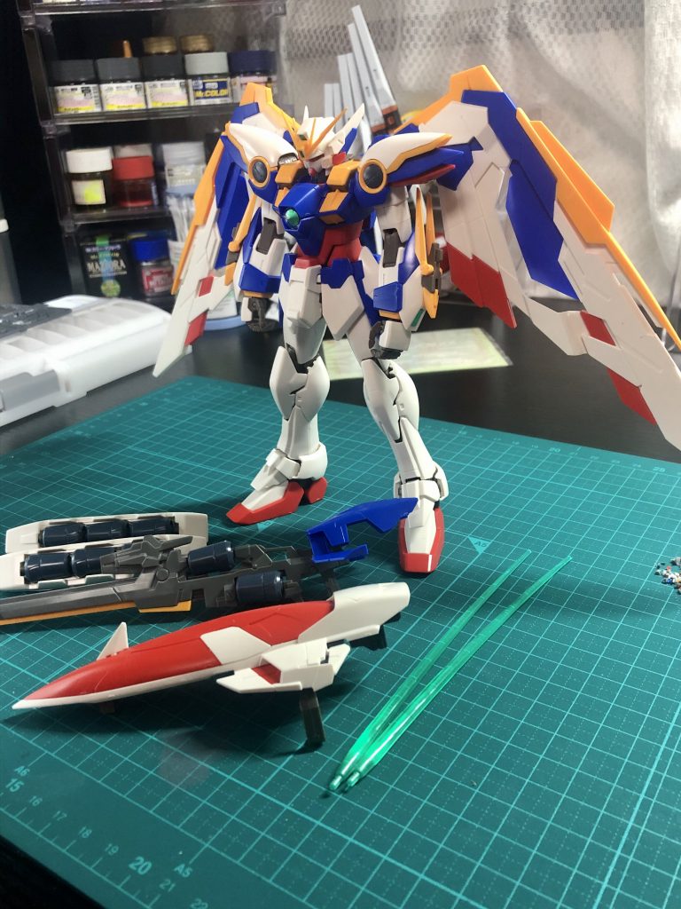 MG ウイングガンダム  ver.ka 素組み–3枚目/制作者：JAM