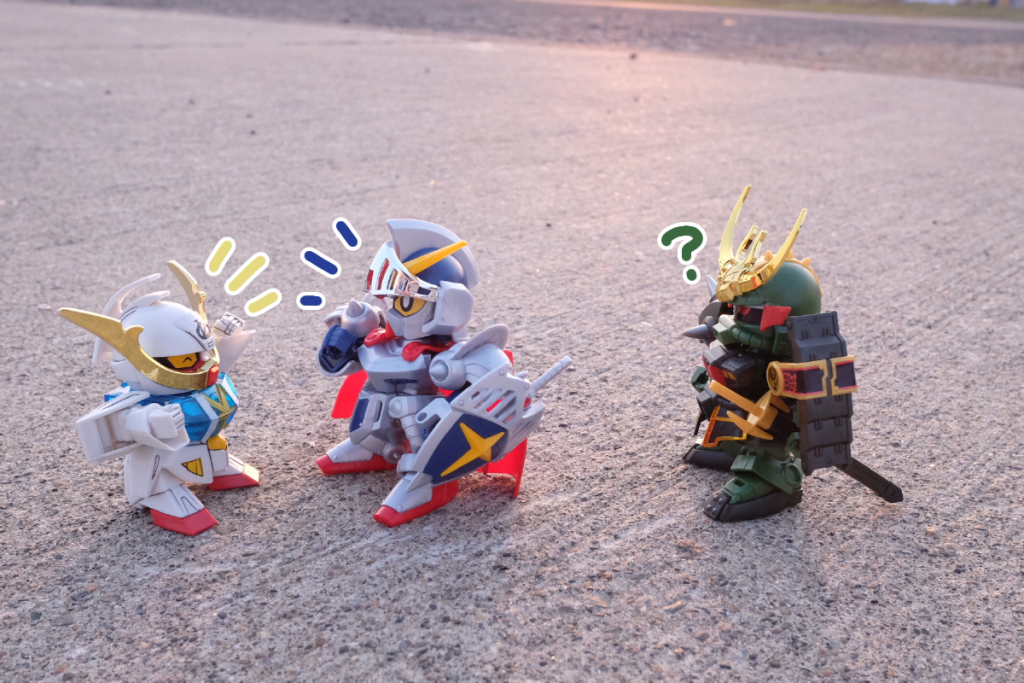 騎士:よし、*了承を得たな!*
武者∀:*やったー!  じゃあ早速行きましょうー!!*
殺駆:話を聞いていたか?  私は今、騎士の誘いを*拒否したんだが?*