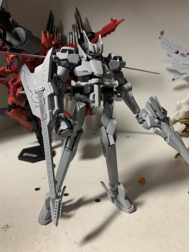 赤く染める前のフラッグ