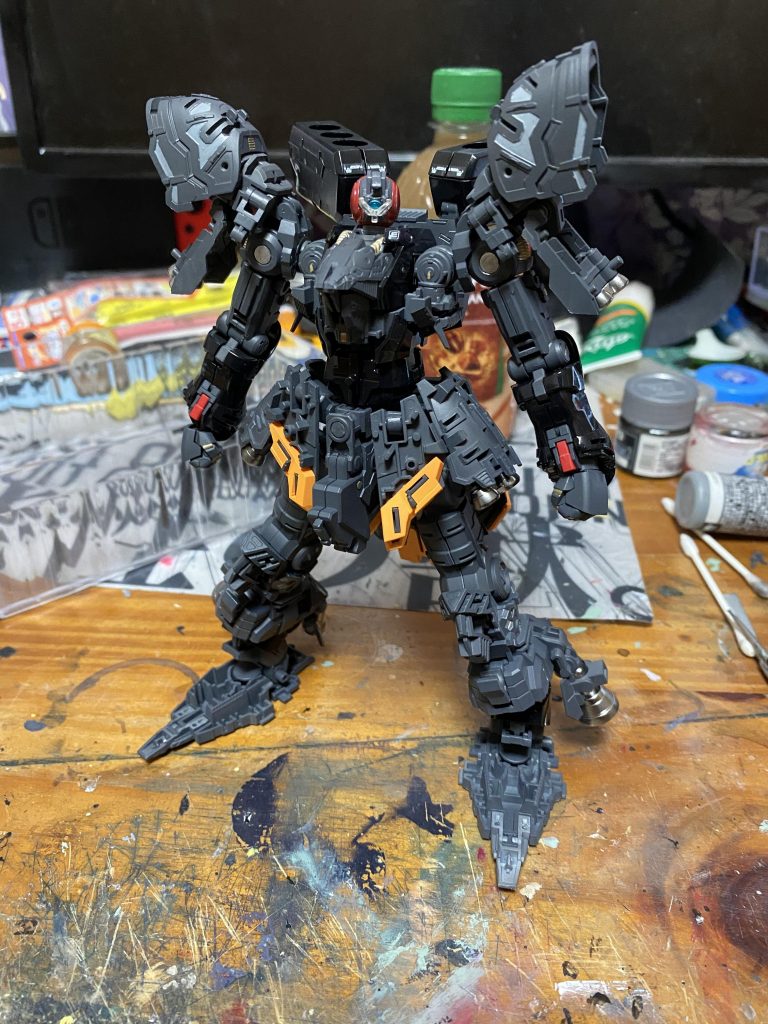 フレーム部分はメカサフスーパーヘビー塗装しました。