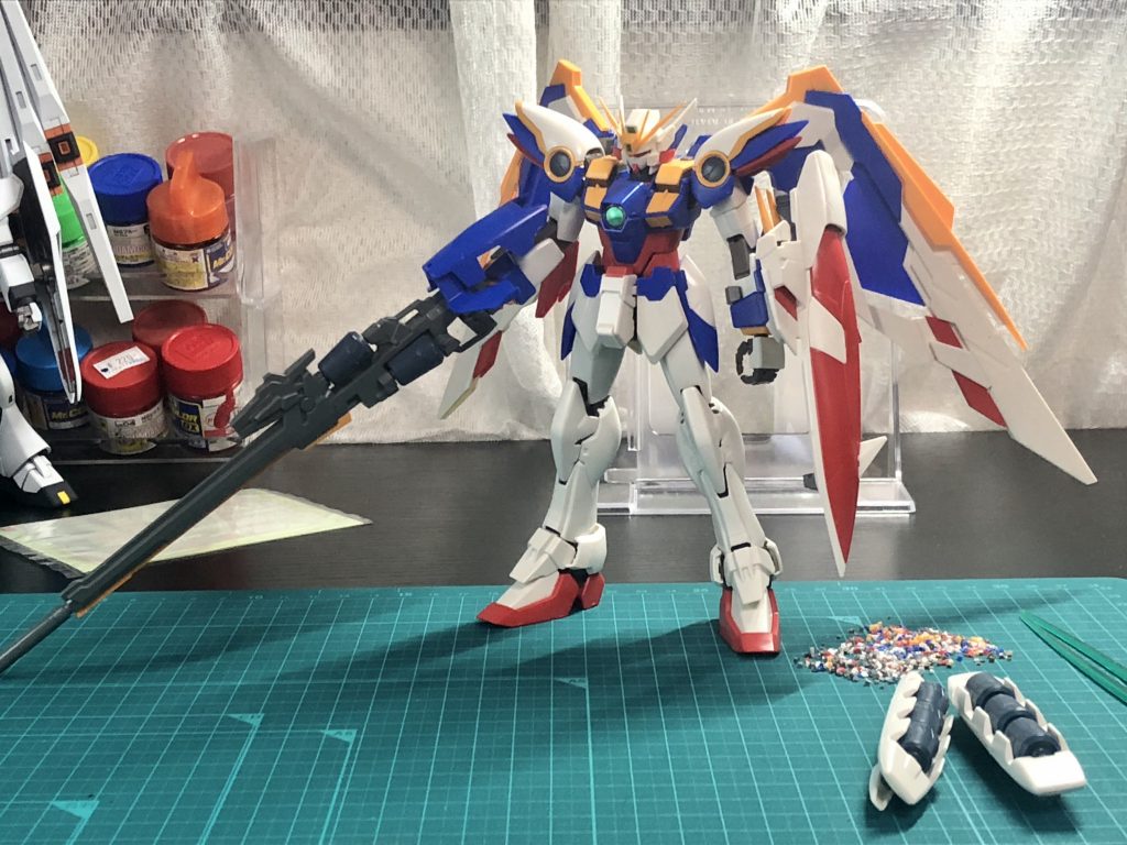 バスターライフルの保持は長さ故やはり難しい所がありますね笑