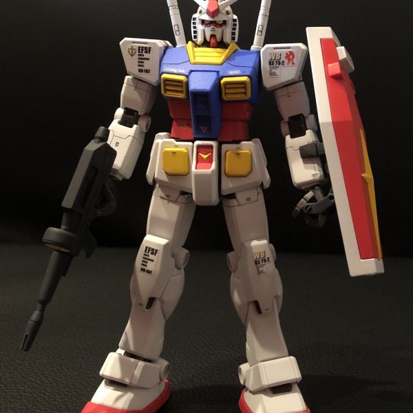 手作り　鉄製ロボット　ガンダム風 ROBOT魂 ＜SIDE MS＞ RX-78GP00 ガンダム試作0号機ブロッサム