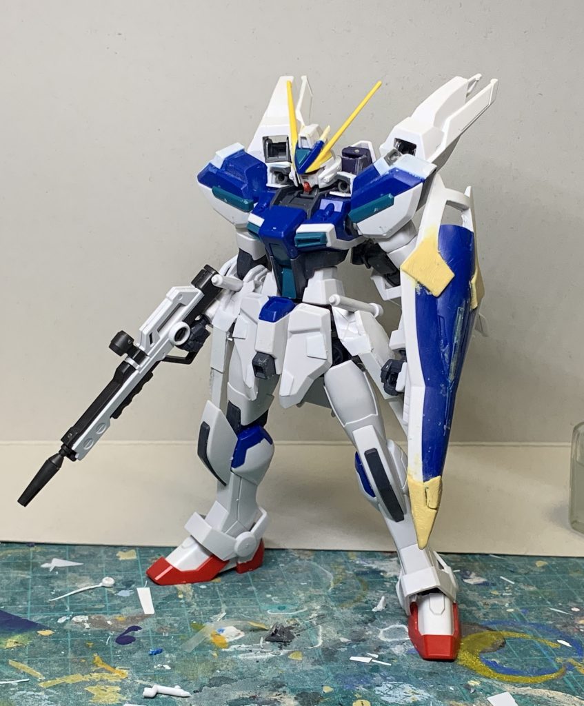 初期段階
基本的にウィンダムのデザインをそのまま活かす形で製作しました