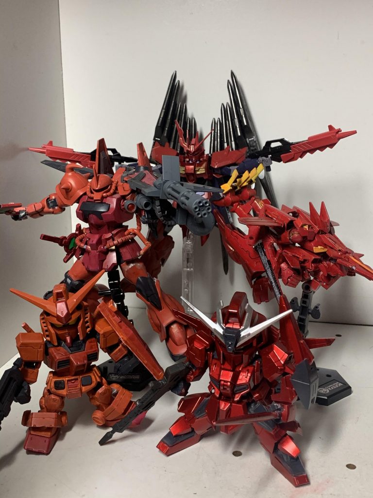 また一つ赤く染めてしまった…結構増えましたw赤染めシリーズ!次は赤は赤でもトランザムレッドを使いたいです!