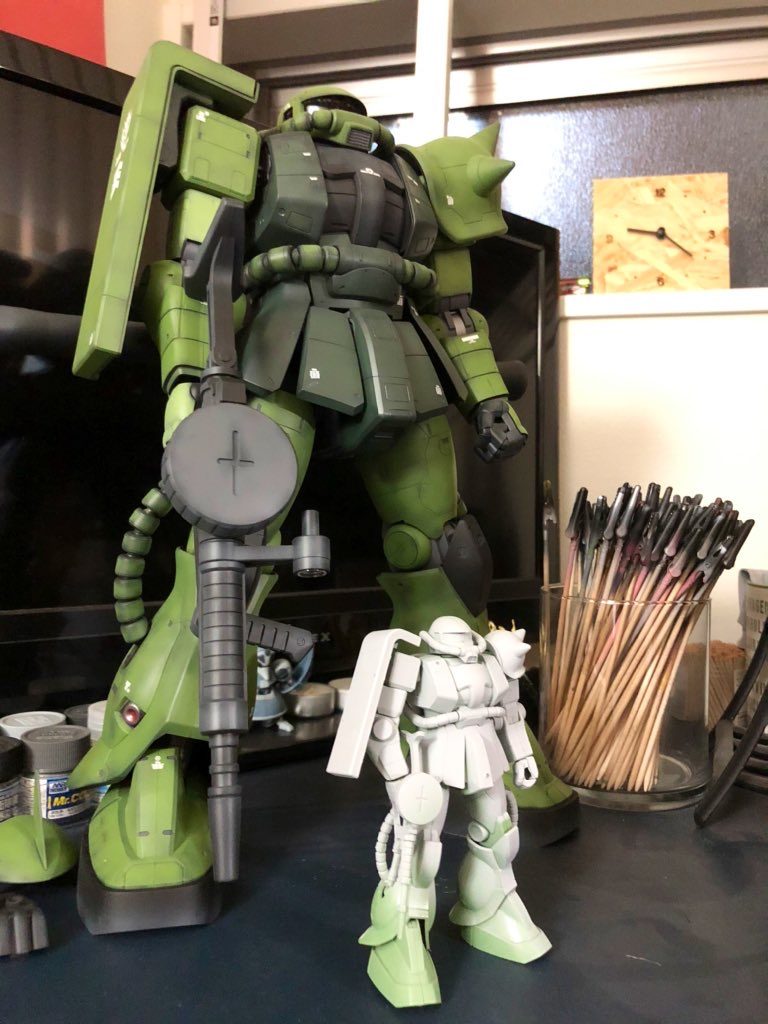 メガサイズモデル 量産型ザク｜デコポンさんのガンプラ作品｜GUNSTA 