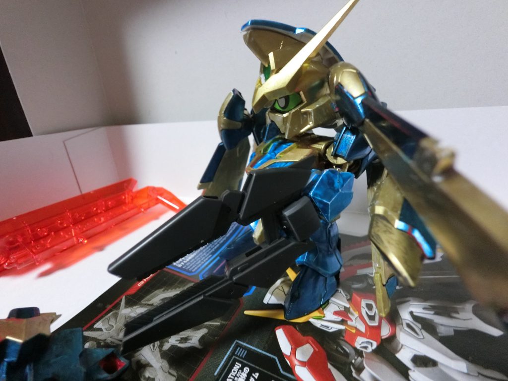 同時持ちモード。片方のビームライフルにもう片方を差し込むシステム。