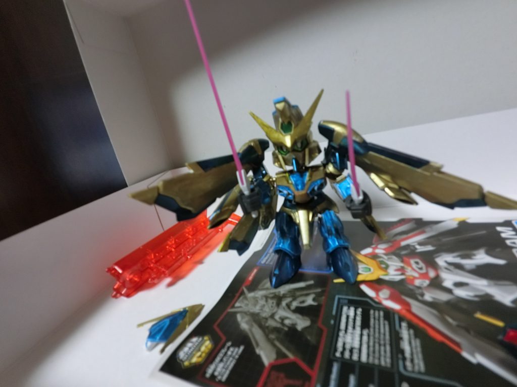 ビームサーベル二刀流。長さが二種類あるので比較も兼ねて？