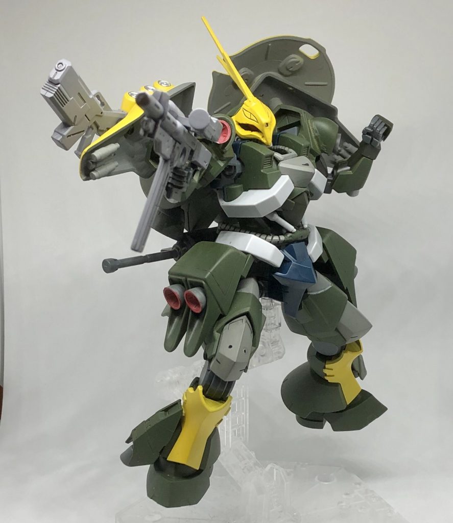 旧キットのヤクトドーガのパーツを漏影にミキシング!
鉄血の世界観で表現しました(๑ ˊ͈ ᐞ ˋ͈ )