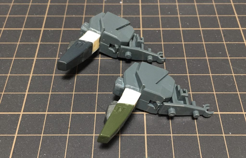 ハイヒール部分はいつぞやの一番くじのコアファイターを使っております。