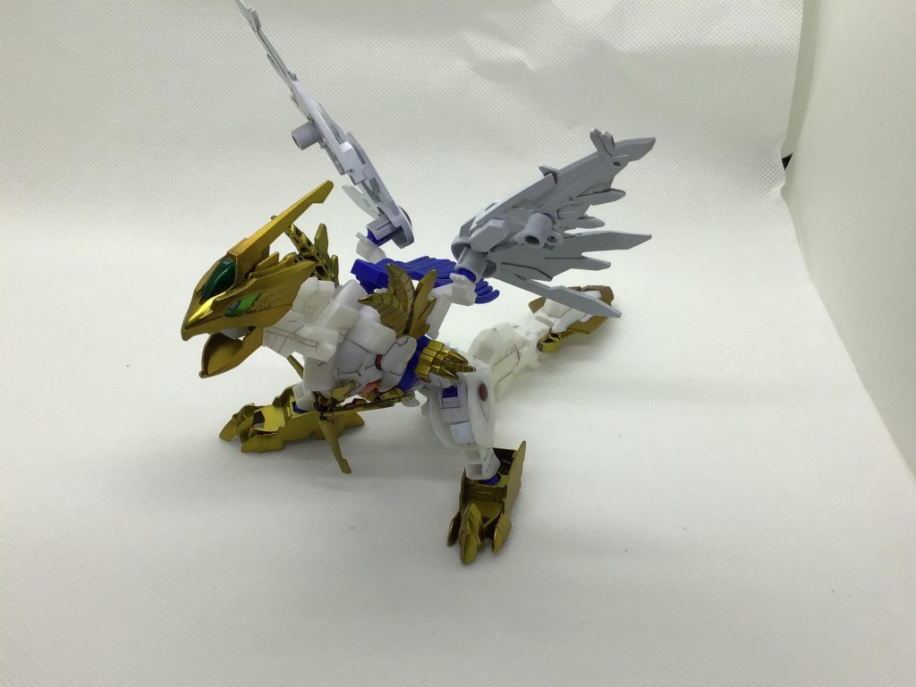 エクスガンドラゴンモード
本来の組み方とはちょっと変えています。